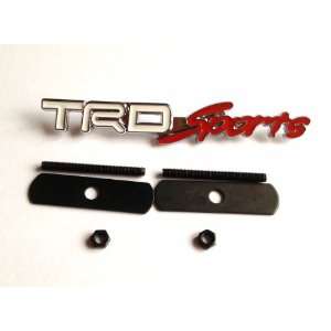   TOYOTA TRD 3D Metal Emblem Auto Front Grill Grille: Automotive