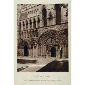  1926 Dunstable Priory Church of St. Peter England Print 