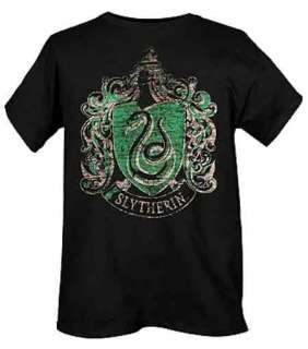 Harry Potter Slytherin Crest Inside Out Print T Shirt  