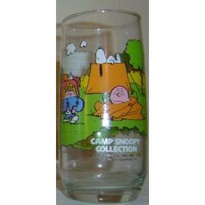 CAMP SNOOPY COLLECTION GLASS COLLECTORS ITEM by MacDonalds  