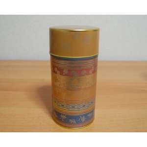  Zuishokomon Japanese Green Tea Metal Tin [ Orange ]: Home 