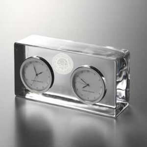  Citadel International Glass Desk Clock by Simon Pearce 