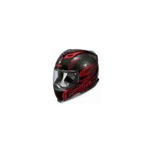  ICON AIRFRAME CLAYMORE HELMET RED LG Automotive