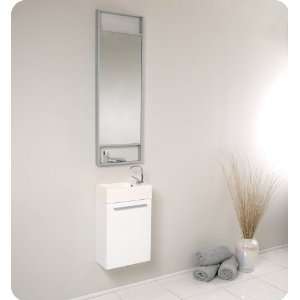  Fresca FVN8002WH Pulito Small White Modern Bathroom Vanity 