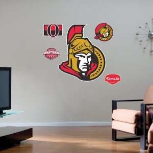    Ottawa Senators Team Logo Fathead Wall Sticker: Sports & Outdoors