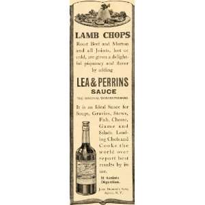   Lea Perrins Worcestershire Sauce   Original Print Ad