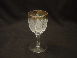 EAPG Duncan & Miller Glass 1896 Scalloped Six Points Wine Glass  