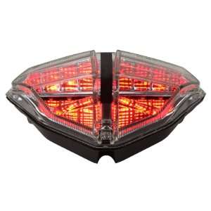   1098 1198 Integrated Sequential LED Tail Lights Clear Lens: Automotive