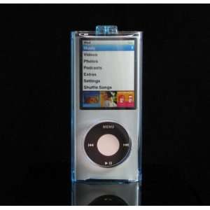  BLUE Hard Plastic Belt Clip Case for Apple iPod Nano 4 4th 
