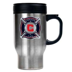  Chicago Fire MLS 16oz Stainless Steel Travel Mug   Primary 