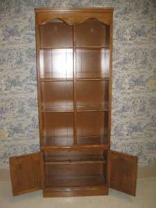 Ethan Allen Heirloom Nutmeg Maple 80 Tall Bookstack Bookcase 10 9026 