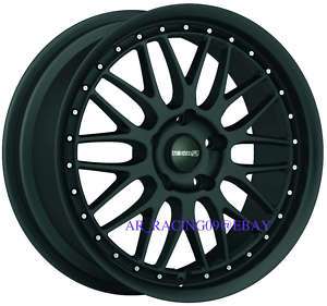 18 Tenzo R Wheels Meister black 06 Civic Jetta Golf A3  
