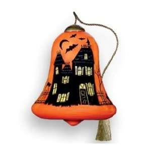   Art Haunted House Halloween Ornament by Susan Winget