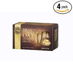 Deans of Scotland Original Oat Cookies, 5.3 Ounce Boxes (Pack of 4)