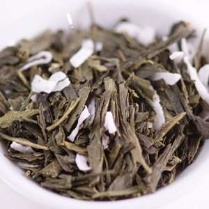 Ovation Teas   Coconut Green Tea teabags: Grocery & Gourmet Food