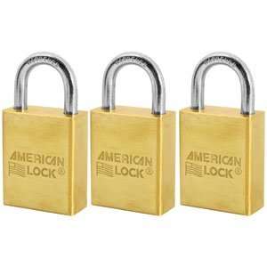  Master Lock A40TRI Solid Brass Padlock