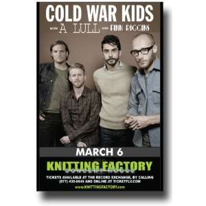  Cold War Kids Poster   Concert Flyer 11 X 17   Mine Is 