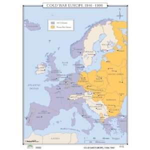   Map 762550708 no.172 Cold War Europe 1946 1990