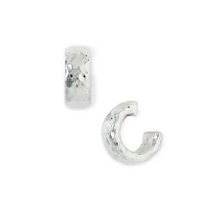  Simon Sebbag Small Hammered Hoop Earrings: Jewelry