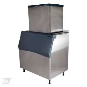   924 Lb Half Size Cube Ice Machine w/ Storage Bin: Kitchen & Dining