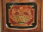 Mahogany Carved Curio Display Showcase Vitrine Cabinet ens153  