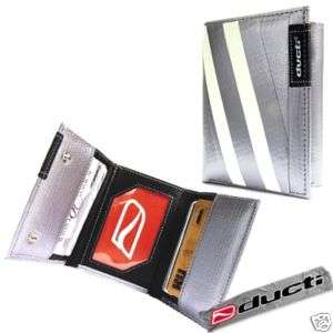 DUCTI Hybrid TriFold Wallet Duct Tape Glow Stripes NEW  
