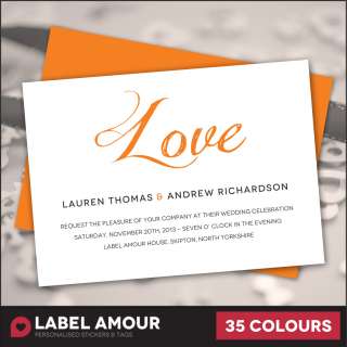   Wedding Favour Sticker Seals Labels  4 Sizes  Choose colour   009