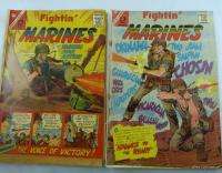 Vintage Fightin Marines Army Sgt Fury War Heroes 1960s Comic Book Lot 