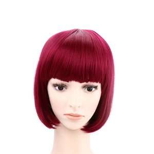  HDE (TM) Short Burgundy Red Hairstyle Wig Toys & Games