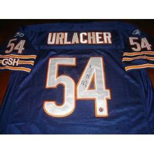 Signed Brian Urlacher Jersey   Authentic:  Sports 