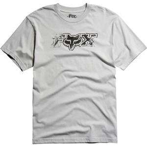  Fox Racing Clandestine Premium T Shirt   Small/Light Grey 