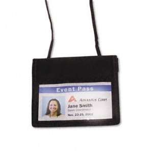  Advantus® ID Badge Holders With Convention Neck Pouch 