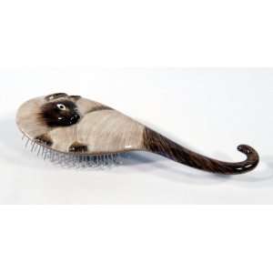  Handpainted Siamese Cat Hair Brush: Beauty