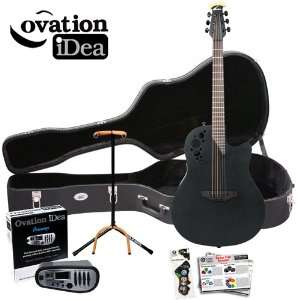  Ovation iDea Elite 1778TX 5 Black Acoustic Electric Guitar 