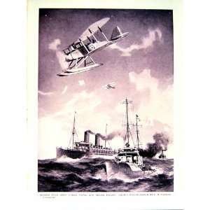  1919 WORLD WAR BRITISH FOOD SHIPS AEROPLANE NAVY PADDAY 
