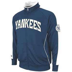 New York Yankees Cooperstown Profector Full Zip Track Jacket   Medium