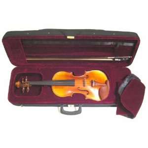   MV810 4/4 Full Size Antique Finish Flamed Violin with Case and Bow