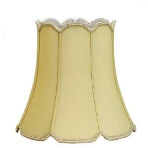  Shantung Soft Scallop Top and Bottom Drum Shade Size: 14 