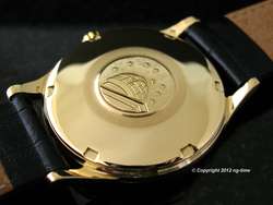   18K SOLID GOLD 1960 PIE PAN Omega Constellation SIGNED 7X   SERVICED