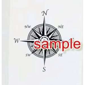  COMPASS WHITE 10 VINYL DECAL STICKER: Everything Else