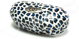 DG Eyewear   DG Logo Hard Sunglass Case Leopard Chz New  