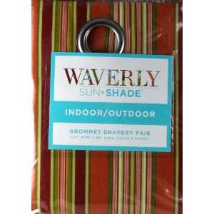  Waverly Sun N Shade Indoor Outdoor Getaway Stripe Citrus 
