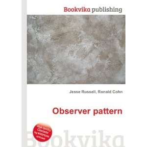  Observer pattern Ronald Cohn Jesse Russell Books