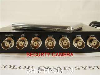 3pcs 4 Ch Security Video Camera QUAD Switch Switcher  
