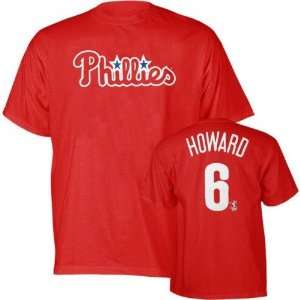  Philadelphia Phillies Ryan Howard Name and Number T Shirt 