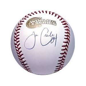  Joe Crede Autographed Baseball   Official 05 World Series 