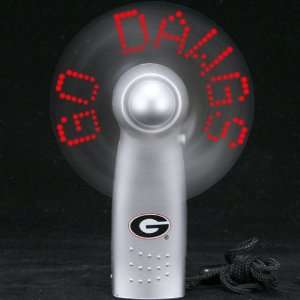  Georgia Bulldogs Silver Light up Fan