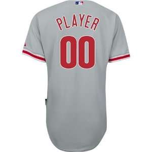  Phillies Adult Authentic Road Cool Base Jersey   Custom Player 