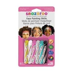  Snazaroo 6 Face Paint Sticks   Girls Set: Arts, Crafts 