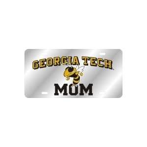  Georgia Tech Mom Laser Color Frost License Plate Sports 